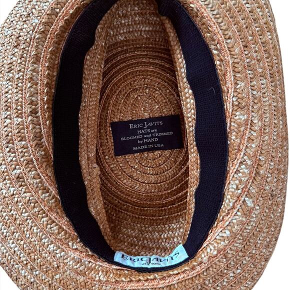 Vintage Eric Javits Straw Hat - XS - Picture 2 of 5